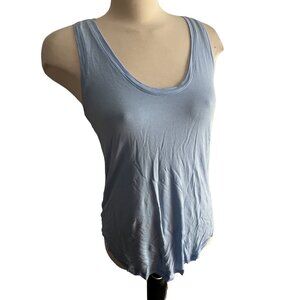 Gap Blue Soft Round Neck Tank Top Sz Small Womens